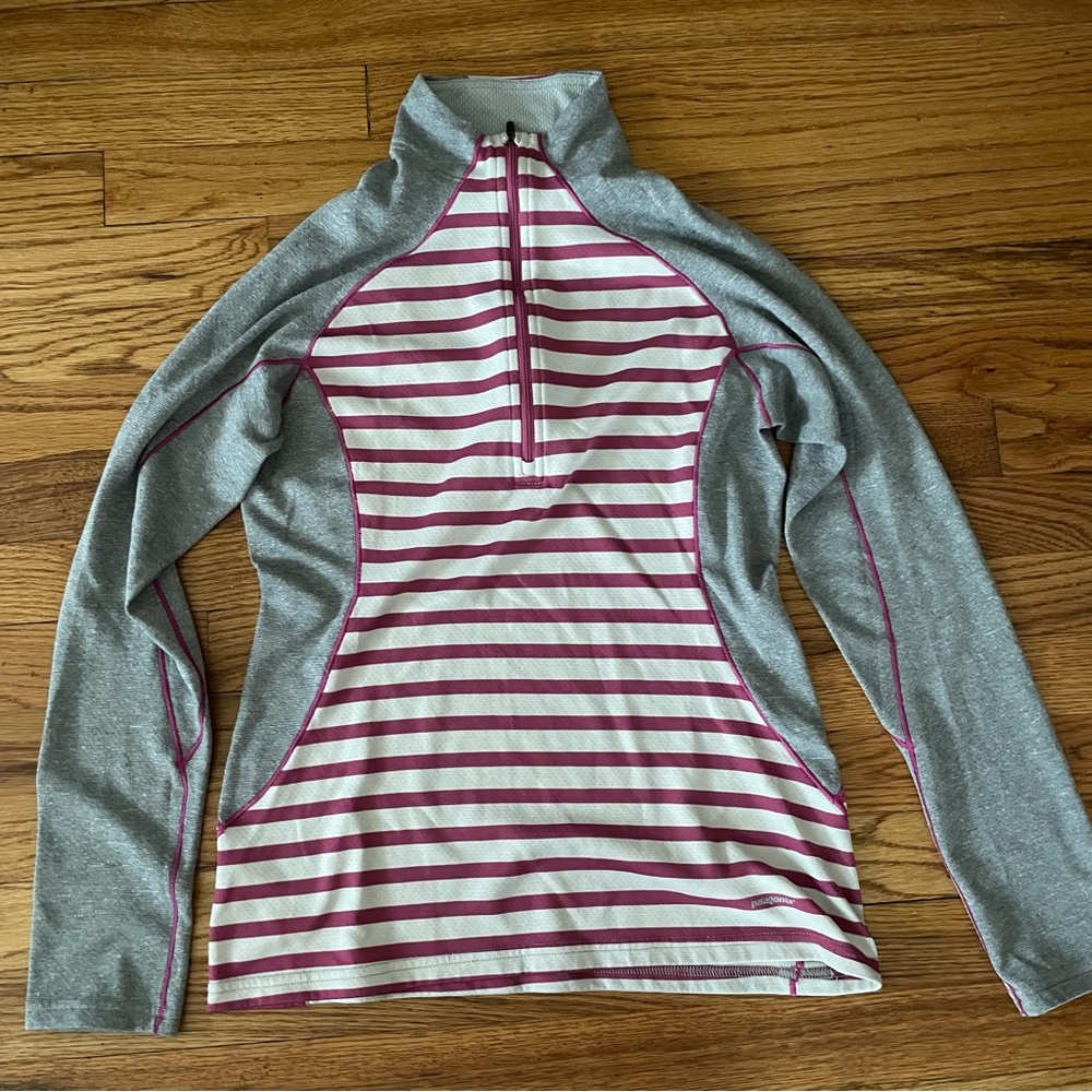 Patagonia Common Threads striped pullover size S